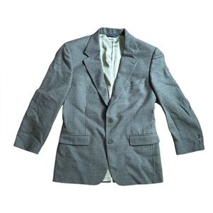 Brooks Brothers Gray Checkered Blazer
